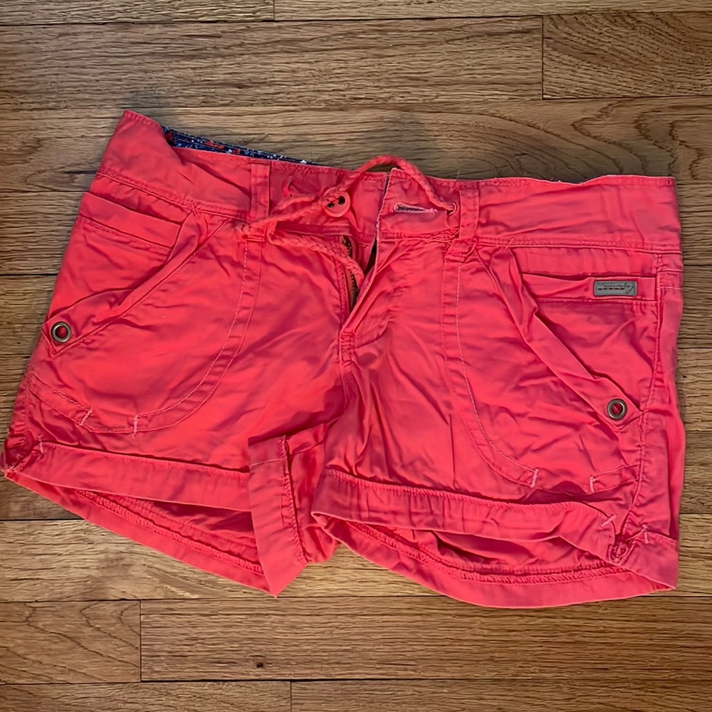 Salmon Pink Utility Shorts - Size 3 (EUC)